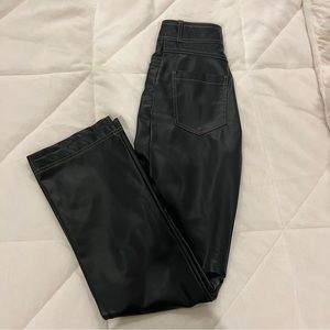 Zara leather pants